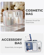 Percover Compression Packing Cubes 10-Piece Set, Packing Cubes Compression for Travel with Toiletry Bag, Laundry Bag & Shoe B