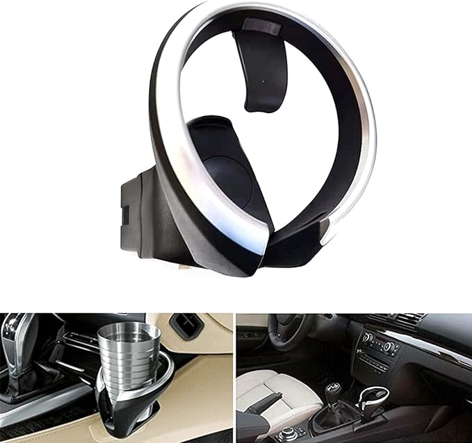 Cup Holder Front Seat Center Console Coffee Cup Holder for BMW 135i 128i X1 E82 E88 E81 E82 E87N Car Accessories 51160443082 