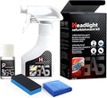QuiforHeadlight Cleaner, Automotive Headlamp Restoration Fluid Kit, HeadlightRestoration Kit, Improve Nighttime Visibility Fo