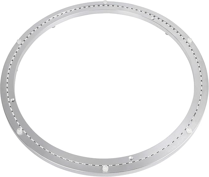 18 Inch Lazy Susan Bearing Aluminum Alloy Rotating Turntable, Non - Slip Mute Metal Bearing Swivel Plate Hardware for Dining 