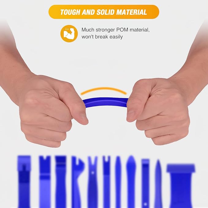 GOOACC 40Pcs Trim Removal Tool,Auto Terminal Removal Key Tool,Auto Clip Pliers Stereo Removal Tools,Car Upholstery Repair Rem