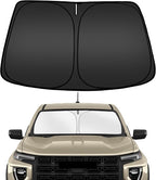 ARISMOTOR Windshield Sun Shade for GMC Canyon 2023-2025 2026, Custom Fit Foldable Front Window Sunshade Sun Visor Protector, Block UV Rays Keep Your Car Cooler