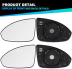 Door Rearview Mirror Lens Heated Rearview Mirror Glass Reflector Convex Glass For Chevy Cruze 2011-2016 95215098 ‎GM1324128 R