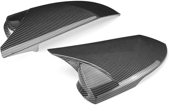 Rear View Mirror Cover Caps Door Side Fit for Hyundai Elantra 2021-2024 Ox Horn Carbon Fiber Style