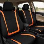 BELOMI Car Seat Covers Full Set, Breathable Premium Cloth Auto Seat Cover, Universal Front and Rear Seat Covers, Automotive I