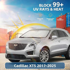 Windshield Sun Shade for Cadillac XT5 2017-2025 Sunshade Front Window Shade Custom Fit XT5 Accessories Sun Visor Foldable Shade Blocks UV Rays Accessories