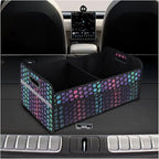 Car Trunk Organizer, Waterproof Large Capacity 600D Oxford Fabric Auto Trunk Storage Container with Pockets,