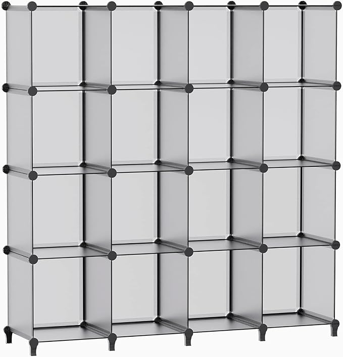 HOMIDEC Closet Organizers and Storage, 16 Cube Storage Organizer, Portable Closet Organizer Cubes Shelves for Clothes, Bedroo