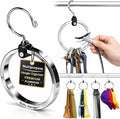Rolly Hanger® Closet Space Saver – Premium Rotating Aluminum Organizer for Belts, Ties, Hats & Handbags – Heavy Duty 360° Swi