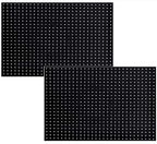 WallPeg Made in USA Pegboard Panels Garage Organization - Wall Storage Kit (PB-2 B) (2) ea - 24" x 16" Peg Board Tool Organiz
