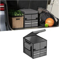Car Trunk Organizer, Collapsible Multi Compartment Waterproof Sturdy Vehicle Trunk Container Box, Sturdy Automotive Interior S