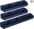Homsorout Closet Baskets for Shelves Trapezoid - Decorative Storage Baskets with Handle, Closet Bins for Organization, Shelf 