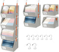 4 Pcs Modular Closet Organizer - Detachable & Foldable Hanging Storage Cubes, 88L Total Capacity, Heavy Duty Fabric Shelves f