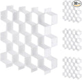 Ohlove 32Pcs Honeycomb Drawer Organizer Divider for Underwear Socks Bras Ties Belts Scarves (112 Slots)