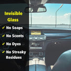 Invisible Glass 92164-6PK Premium Glass Cleaner Spray for Car Windshields and Windows, Automotive and Home Window Cleaner, St