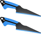 NEWISHTOOL 2 PCS Window Tint Squeegee Magnetic Rubber Scraper Tool, All-Purpose Squeegee for Film Installing, Glass Cleaning Water Remove, Fixed Rubber Lip Water Blade Side Wiper Swiper Tint Tool
