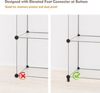 HOMIDEC Closet Organizers and Storage, 9 Cube Storage Organizer, Portable Closet Organizer Storage Cubes Shelves for Clothes,