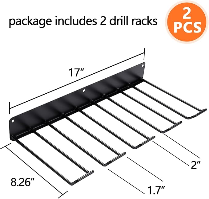 UU-Major Drill Holder Wall Mount,Power Tool Organizer,Heavy Duty Garage Tool Organizers and Storage,2 Pack Power Tool Storgae