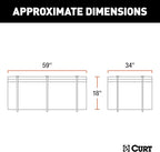 Curt 18221 Waterproof Rooftop Carrier Cargo Bag