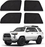 ZATOOTO Car Window Shades Custom Fit for Toyota 4Runner 2017-2024 4-Pack Car Window Covers with 100% UV Protection and Total Blackout Privacy Heat Insulation for Family Travel Baby and Pet Safety