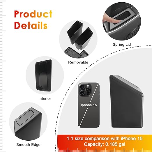 for Corolla Cross Trash Can for 2022-2025 Toyota Corolla Cross Small Car Trash Bin for Side Front Door Mini Trash Garbage Bin w/Lid for Toyota Accessories (Corolla Cross Left & Right Side)
