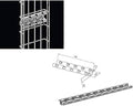Kable Kontrol Vertical Tray Slotted Holder – Wall Support Brackets - Wire Mesh Tray Cable Management Rack Cable Basket, Zinc 