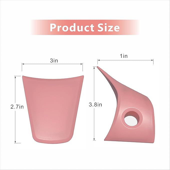 for Tesla 2017-2023 Model 3 and 2020-2024 Model Y Steering Wheel Cover Trim Interior Decoration Protection Accessories(Pink)
