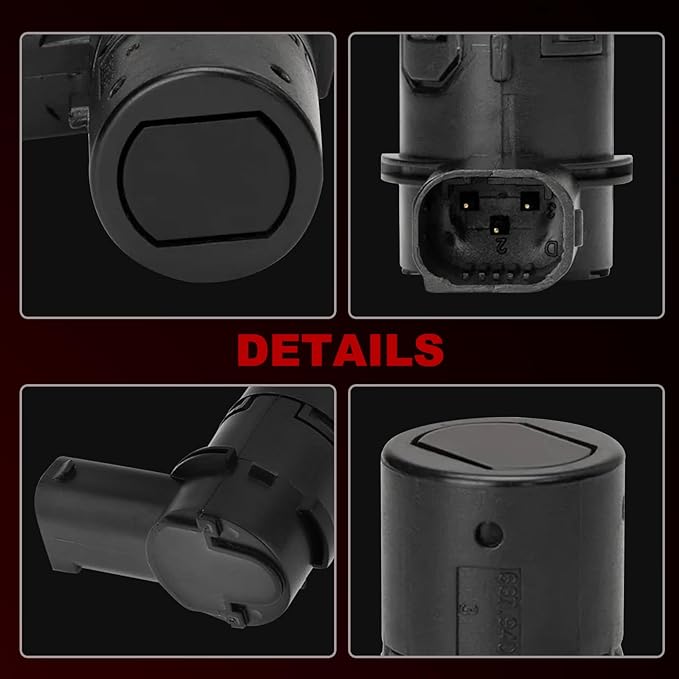 Parking Assist Sensor Compatible with Ford F150 F250 F350 F450 F550 E-150 E-250 Escape Explorer,Lincoln Navigator,Mercury Mariner,4 PCS Reverse Backup Bumper Rear Parking Sensors,OE#3F2Z15K859BA