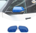 2PCS Side Door Mirror Cover for Toyota Tundra 2022-2025/ Sequoia 2023-2025, Car Exteror Rear View Mirror Housing Protector Cover Cap (Only for versions with turn signals) (Blue)
