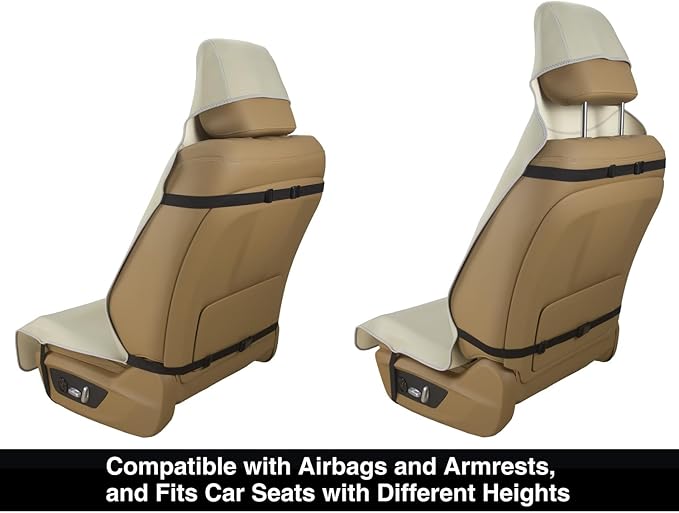 Waterproof Neoprene Car Seat Cover, Sweatproof Non-Slip Seat Protector, Universal Fit for Front Bucket or Rear Bench Seat of 