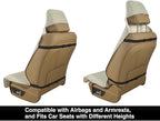 Waterproof Neoprene Car Seat Cover, Sweatproof Non-Slip Seat Protector, Universal Fit for Front Bucket or Rear Bench Seat of 