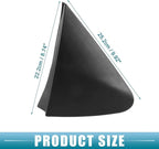 Front Right Door Mirror Corner mudguard Triangle Cover Trim No.60117-0D100 Rearview Triangle Trim Panel for Toyota Yaris 2007-2011 Plastic Black