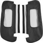 Car Sun Visor Cover Replacement Fits for Dodge Ram 1500 2500 1994-2001 Vinyl Leather, Black