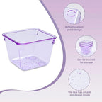 Kitchen Desk Drawer Organizers Storage for Office, Small Acrylic Vanity Trays Makeup Organizer for Drawer Bathroom Plastic Ma