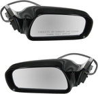 TRQ Driver and Passenger Side Mirror Assembly Set Power Paint to Match Compatible with 1999-2003 Toyota Solara