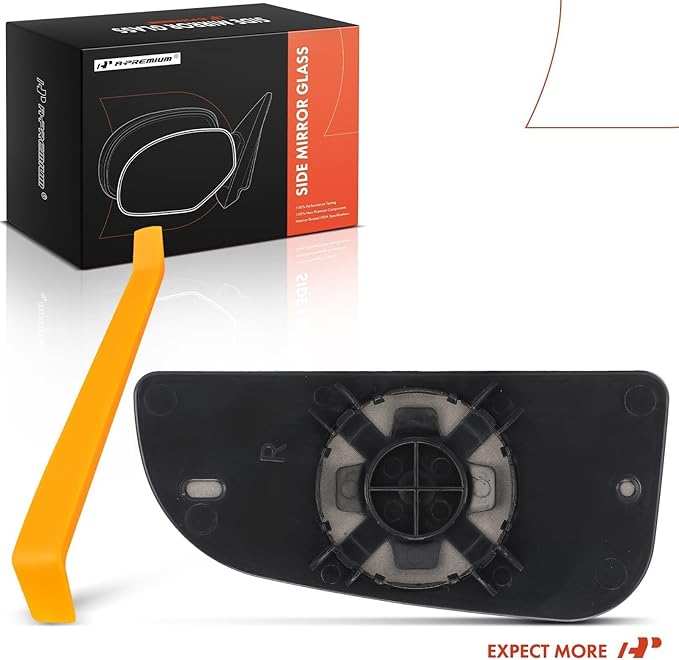 A-Premium 68067730AA Ram Right Passenger Side Lower Mirror Glass - Compatible with 2009-2024 Dodge Ram 1500 2500 3500 - Towing Mirror, Right Pass Convex Lower Mirror Glass with Bracket