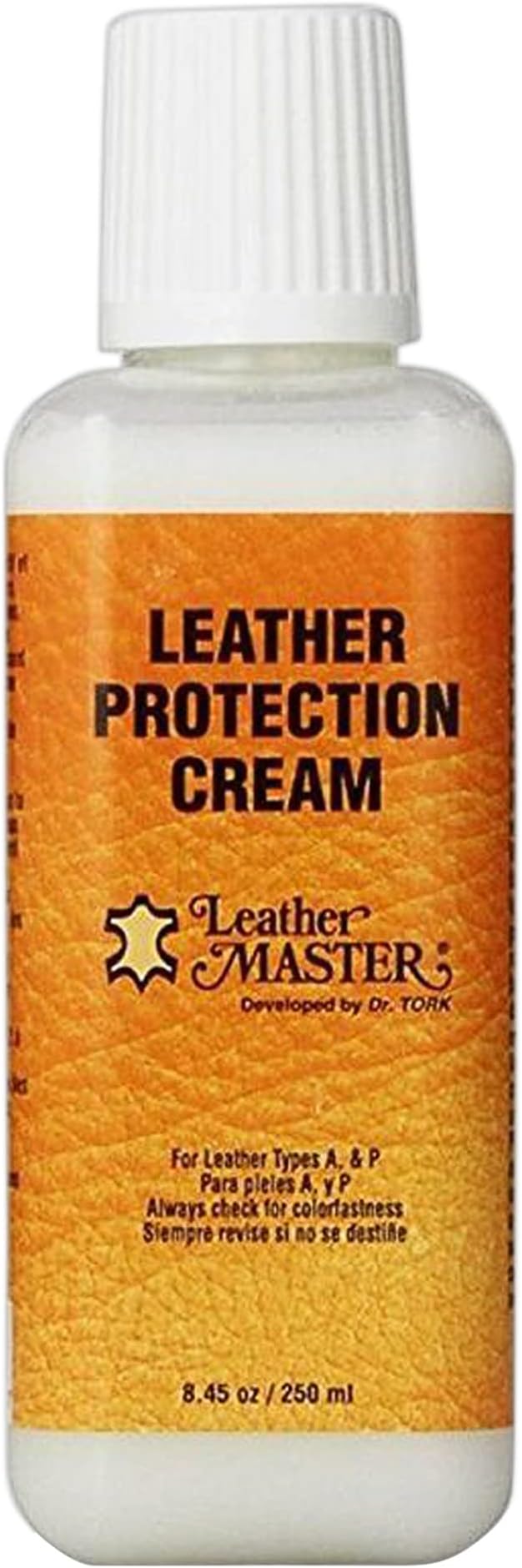 LEATHER MASTER 250ML Leather Protection Cream - Leather Cleaner and Conditioner for Couch Clothes Purses Shoes Boots Car Leat
