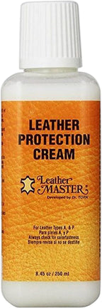LEATHER MASTER 250ML Leather Protection Cream - Leather Cleaner and Conditioner for Couch Clothes Purses Shoes Boots Car Leat