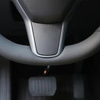 MEWANT Tesla Model 3/Model Y Hand Stitched Steering Wheel Cover for Tesla Model 3 2017-2023 / Model Y 2020-2023 for Tesla Model 3/Y Accessories
