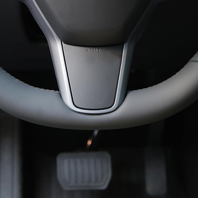 MEWANT Tesla Model 3/Model Y Hand Stitched Steering Wheel Cover for Tesla Model 3 2017-2023 / Model Y 2020-2023 for Tesla Model 3/Y Accessories