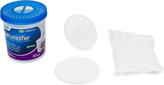 Camco Dehumidifier Moisture Absorber - Absorbs Up to 3x Its Weight in Water, Reduces Moisture and Humidity in Offices,