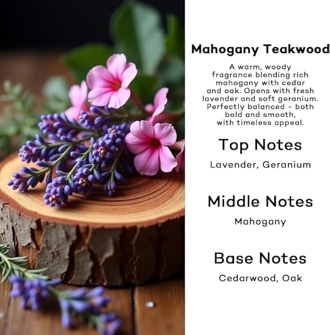 C Classy Car Air Freshener Hanging 2 Pack, Mahogany Teakwood Essential Oil Diffuser for Cars, Cute Glass Bottle Car Accessori