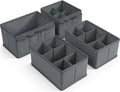 VERONLY Cosmetic Storage Bins Makeup Organizer, Adjustable Multifunction Storage Box Desk Drawer Divider for Makeup Brushes, 