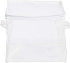 Amazon Basics Clear Zippered Storage Bags for Closet Organization, Stackable Clothing and Linen Storage Containers, 3-Pack