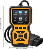 OBD2 Scanner Diagnostic Tool - Check Engine Light Code Reader, Reset Function, Data Stream, I/M Readiness, Full Features, Modes