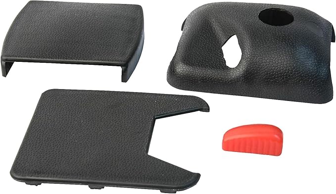 URO Parts 901803017KIT Seat Belt Receptacle Cover, Left Kit: Contains Buckle Cover Top, Bottom, Knob, and Adjuster Cover