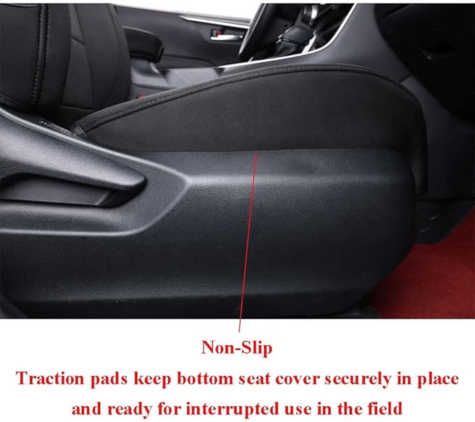 EKR Rav4 Seat Covers Custom Fit for Toyota Rav4 (Hybrid) Woodland/Limited 2026,Car Seat Cover Full Set for SUV,Neoprene(Black