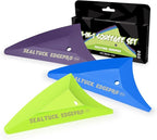 EHDIS 3PCS Window Tint Triangle Squeegee Set with Different Hardness – Professional Car Tint Tools Kit for Removing Air Bubbles, Smoothing Film