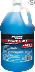 Prime Guard 92306 Power Blast +20°F Windshield Washer Fluid - 1 Gallon (Pack of 6)