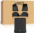 LASFIT Floor Mats & Cargo Liner for BMW 5 Series G30 2017-2023, Custom Fit TPE All Weather Easy to Clean Durable No-curling Full Set Car Liners for BMW 530i 540i M550i 540d xDrive, Black(Not for PHEV)